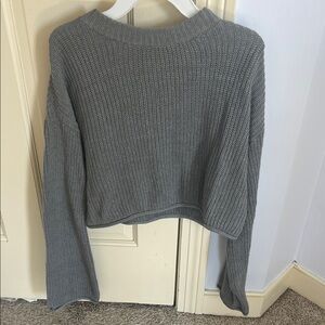 Wild Fable Gray Crew Neck Sweater